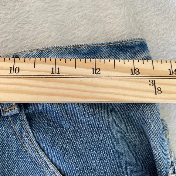 DR2 Daniel Rainn A-line Denim Maxi Skirt Women M Acid Wash Blue Raw Hem‎ NWT - Picture 8 of 11